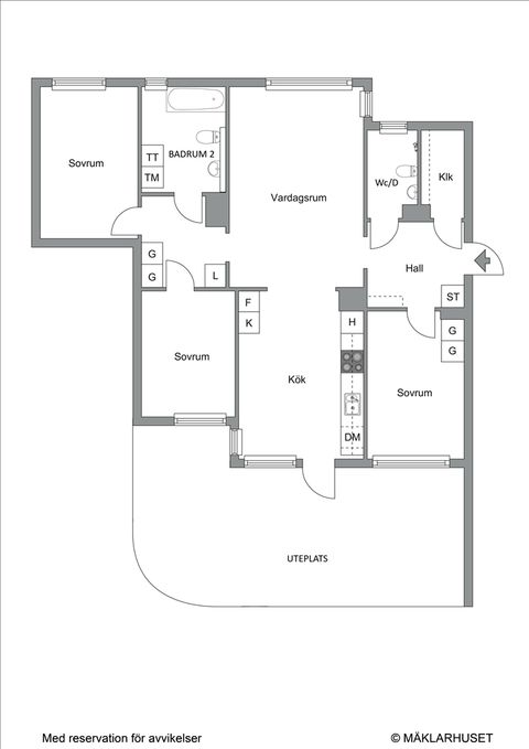 Bostadsrätt, Slottsvägen 12, Solna / Haga Norra, Solna