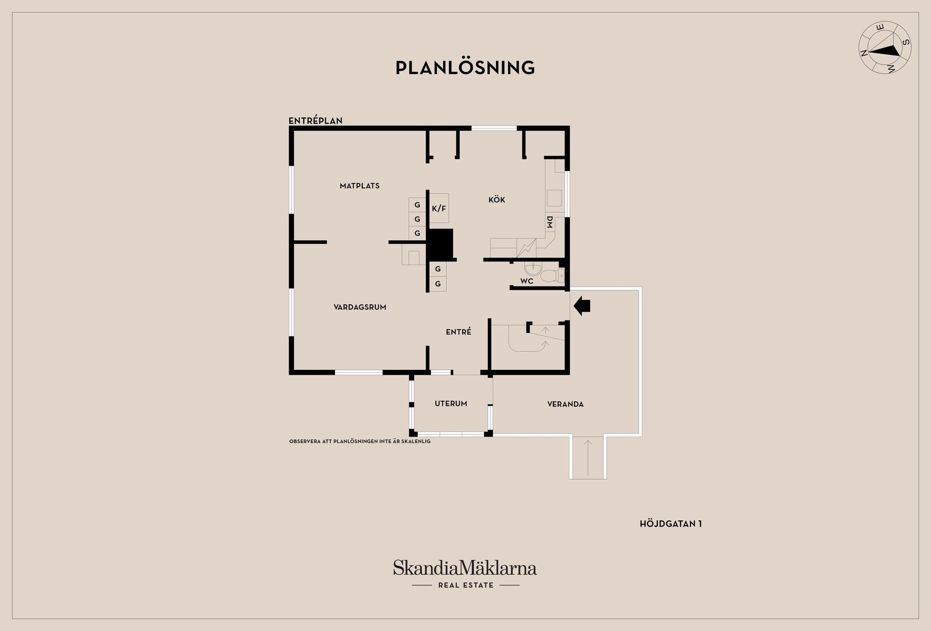 Villa, Höjdgatan 1, Centrala Oxelösund, Oxelösund