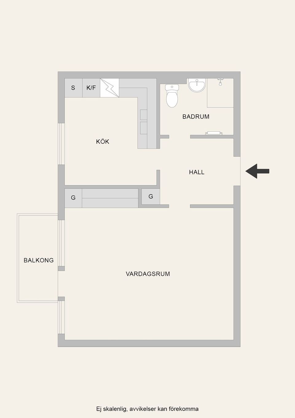Bostadsrätt, Vaktbergsvägen 15B, Kullsta, Nynäshamn