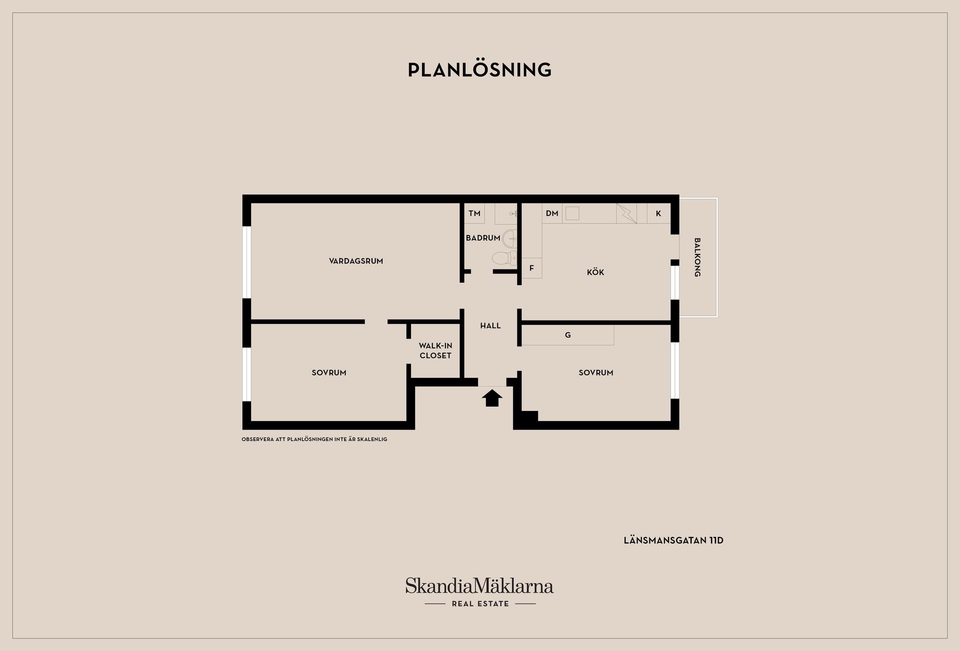 Bostadsrätt, Länsmansgatan 11D, Norrmalm, Skövde