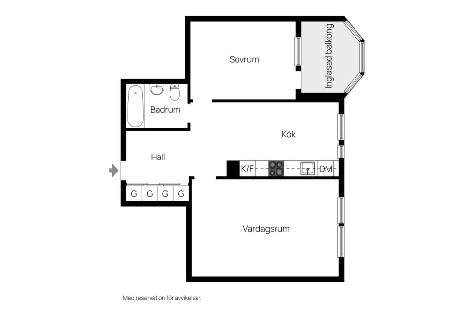 Bostadsrätt, Släggkastargatan 8, Rönnby, Västerås