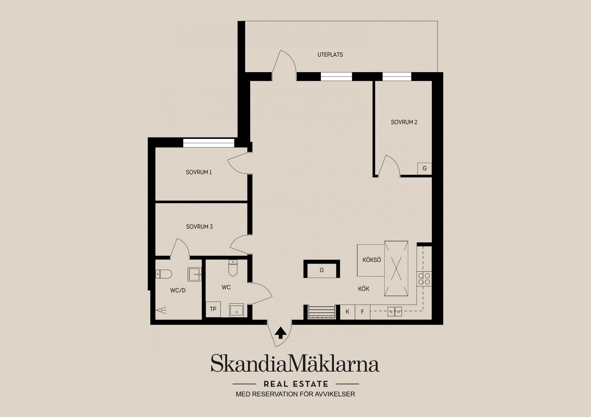 Bostadsrätt, Margaretavägen 49A, Centrala Knivsta, Knivsta