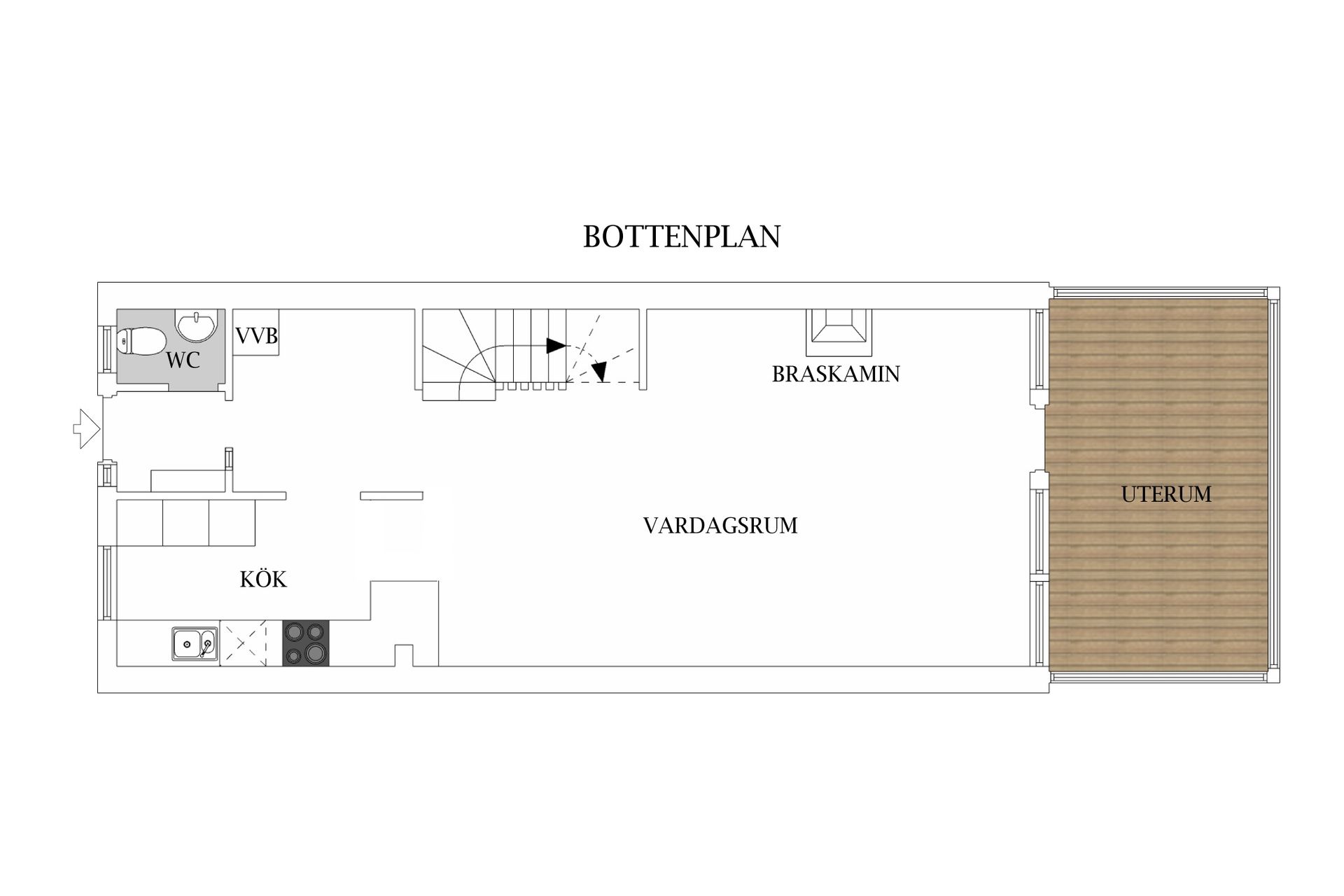 Villa, Radhus, Älgvägen 6B, Tylösand, Halmstad