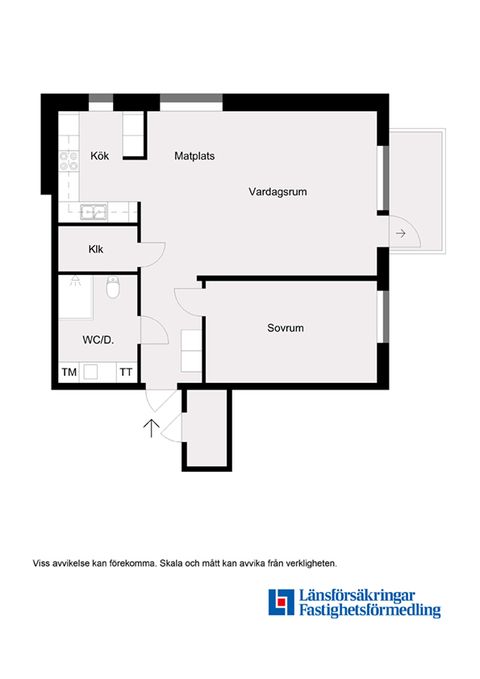 Bostadsrätt, Trattgränd 37, Ersboda, Umeå
