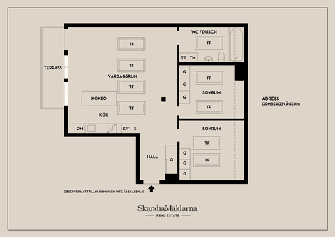 Bostadsrätt, Ormbergsvägen 11, Gröndal, Stockholm