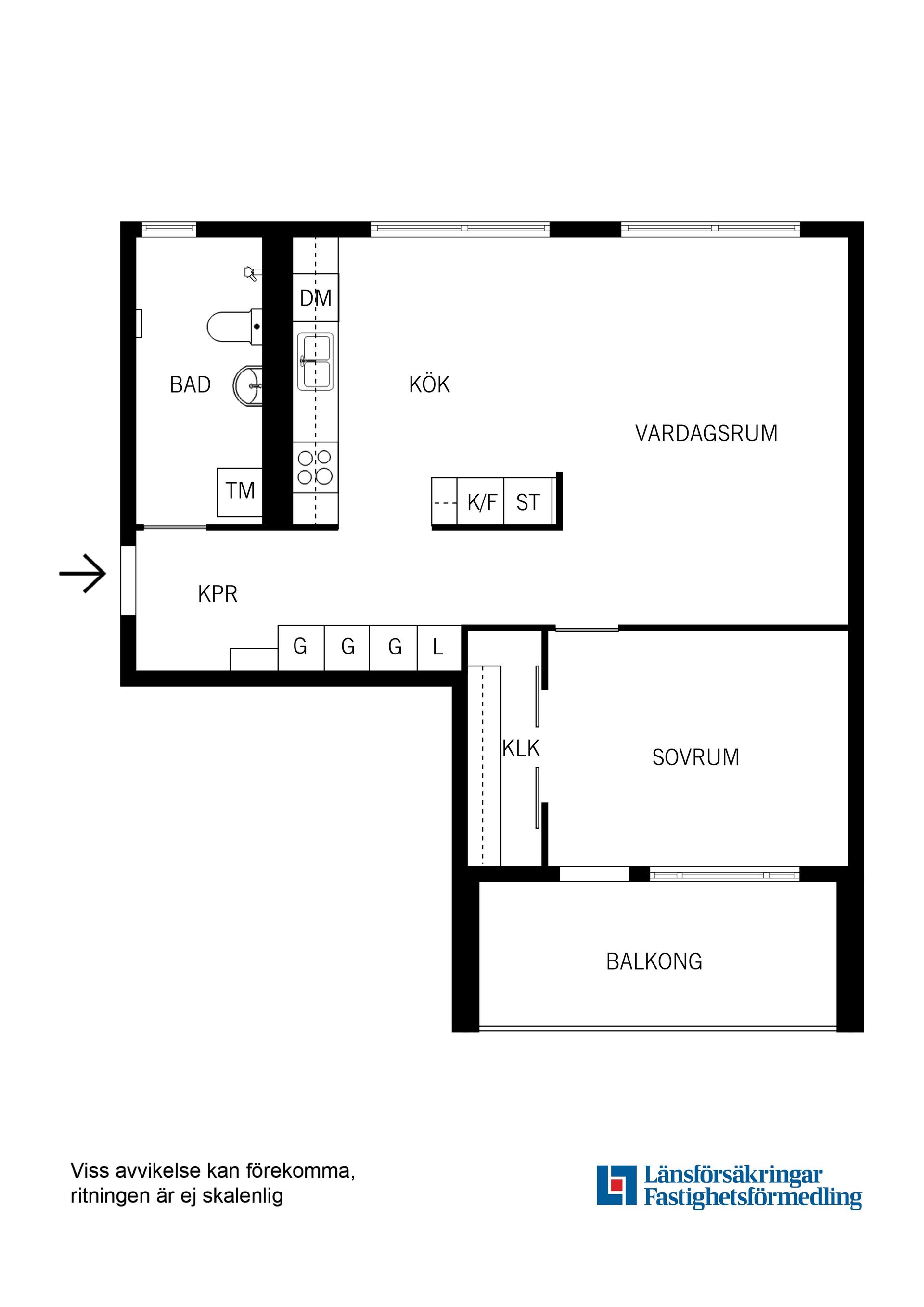 Bostadsrätt, Lotta Svärds Gränd 12, Fruängen, Stockholm