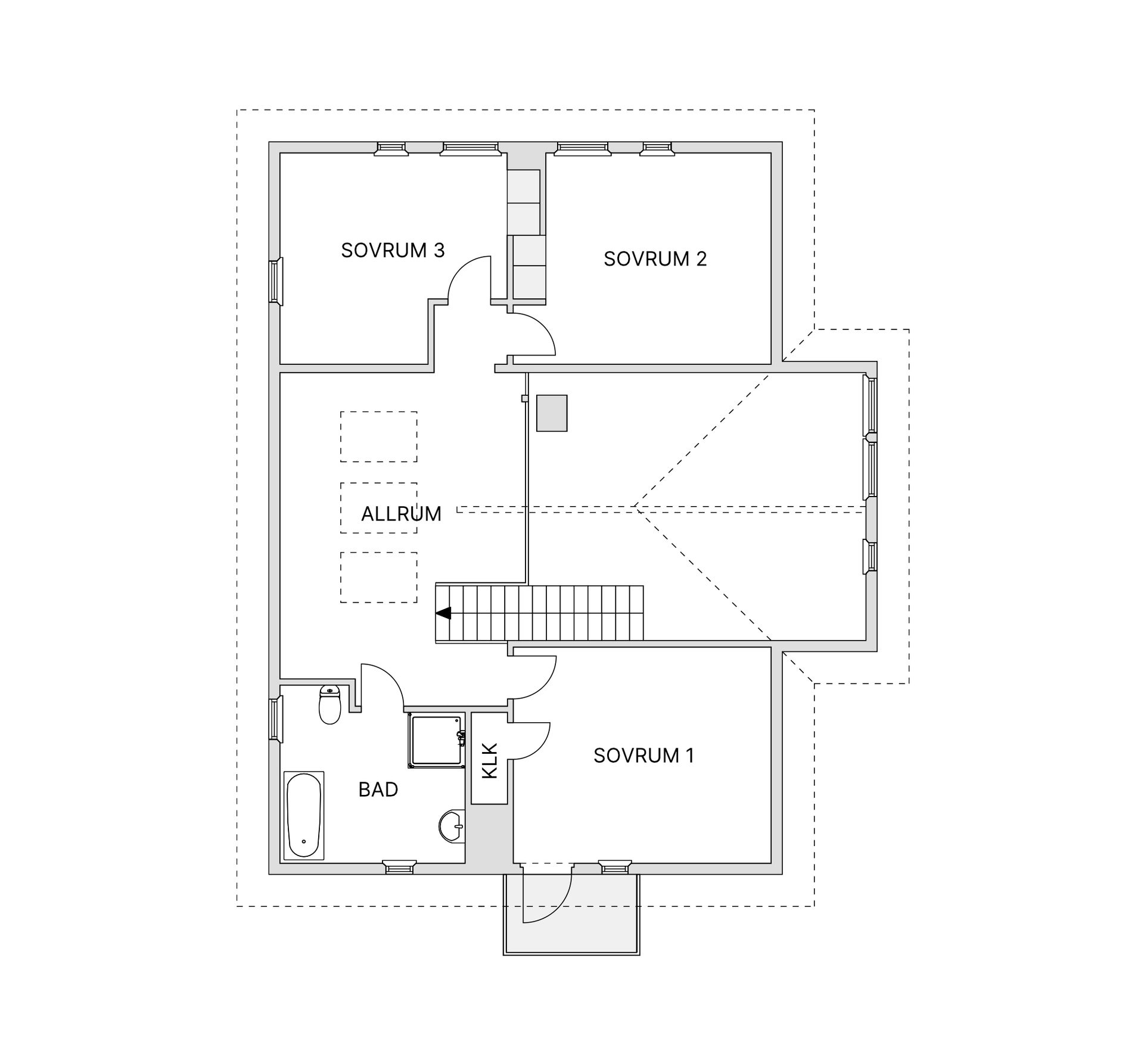Villa,  Ekbacka, Ubbhult, Mark, Mark