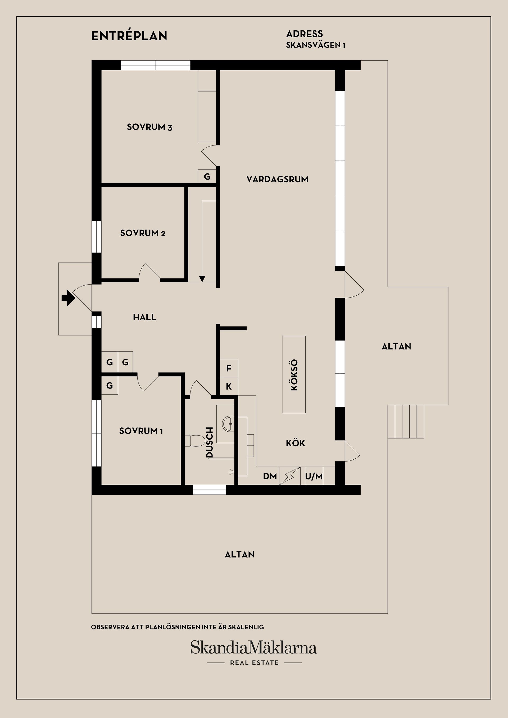 Villa, Skansvägen 1, Alnö-Centralt, Sundsvall