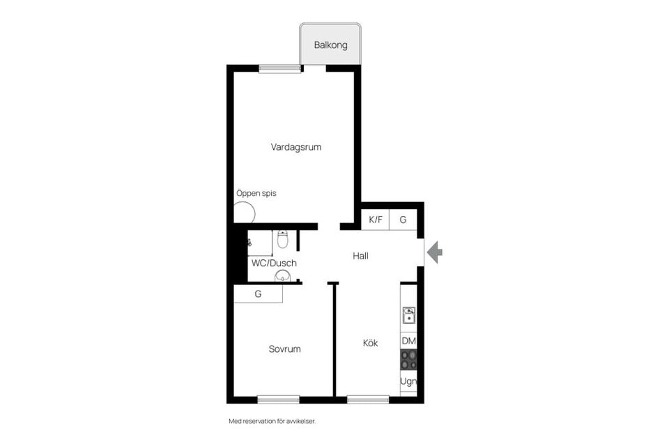 Bostadsrätt, Fjärdhundragatan 41 B, Sankt Ilian, Enköping