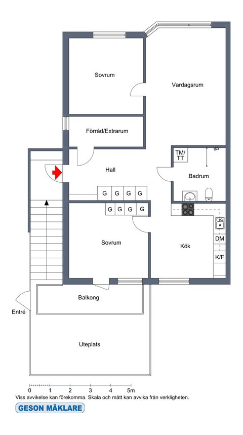 Bostadsrätt, Landstormsvägen 12B, Rimbo, Norrtälje