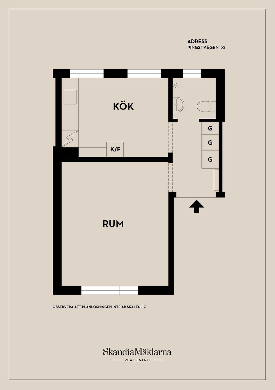 Bostadsrätt, Pingstvägen 52, Telefonplan / Midsommarkransen, Stockholm
