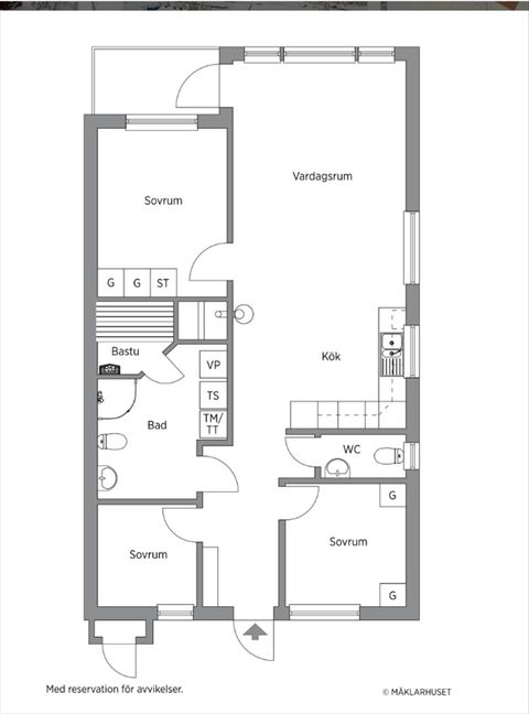 Bostadsrätt, Storhogna Torg 5E, Storhogna, Berg
