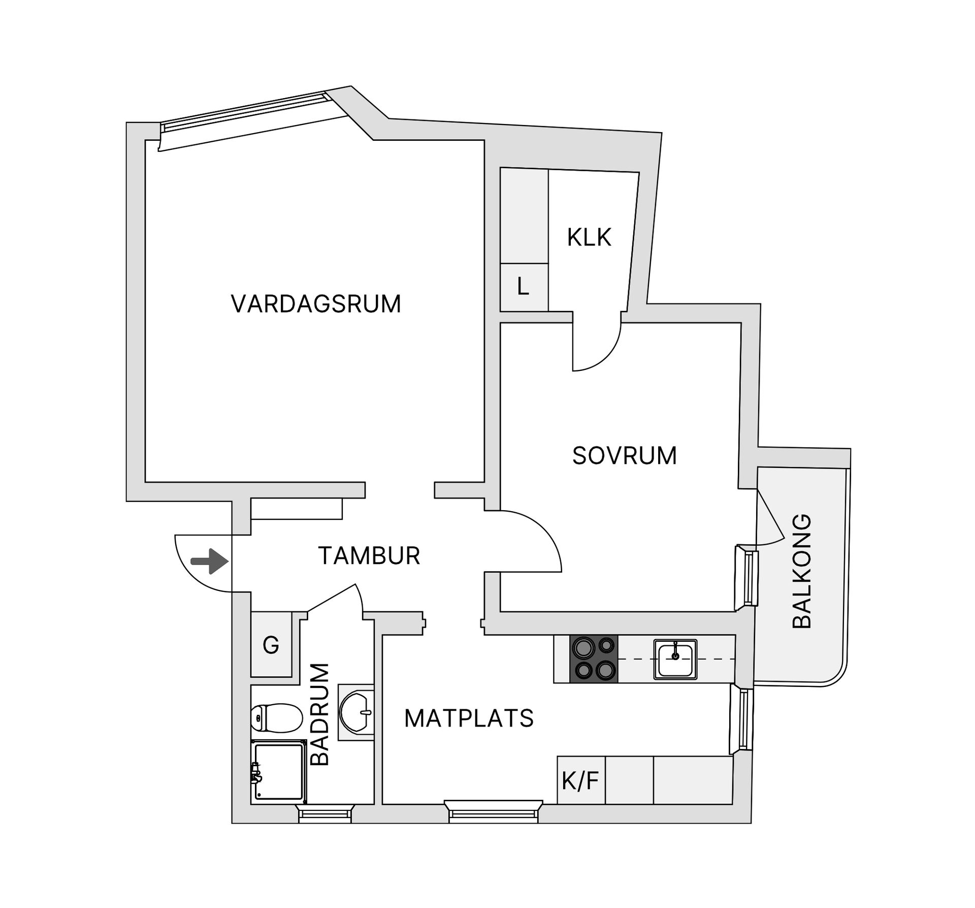 Bostadsrätt, Karl Staaffsgatan 22 C, Centrala Hisingen, Göteborg