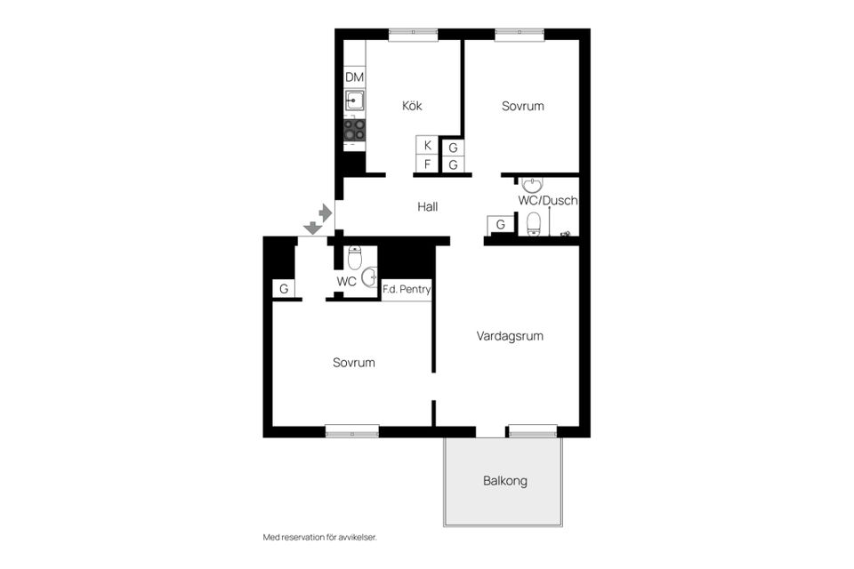 Bostadsrätt, Lilla Järnvägsgatan 7, Ljusdal