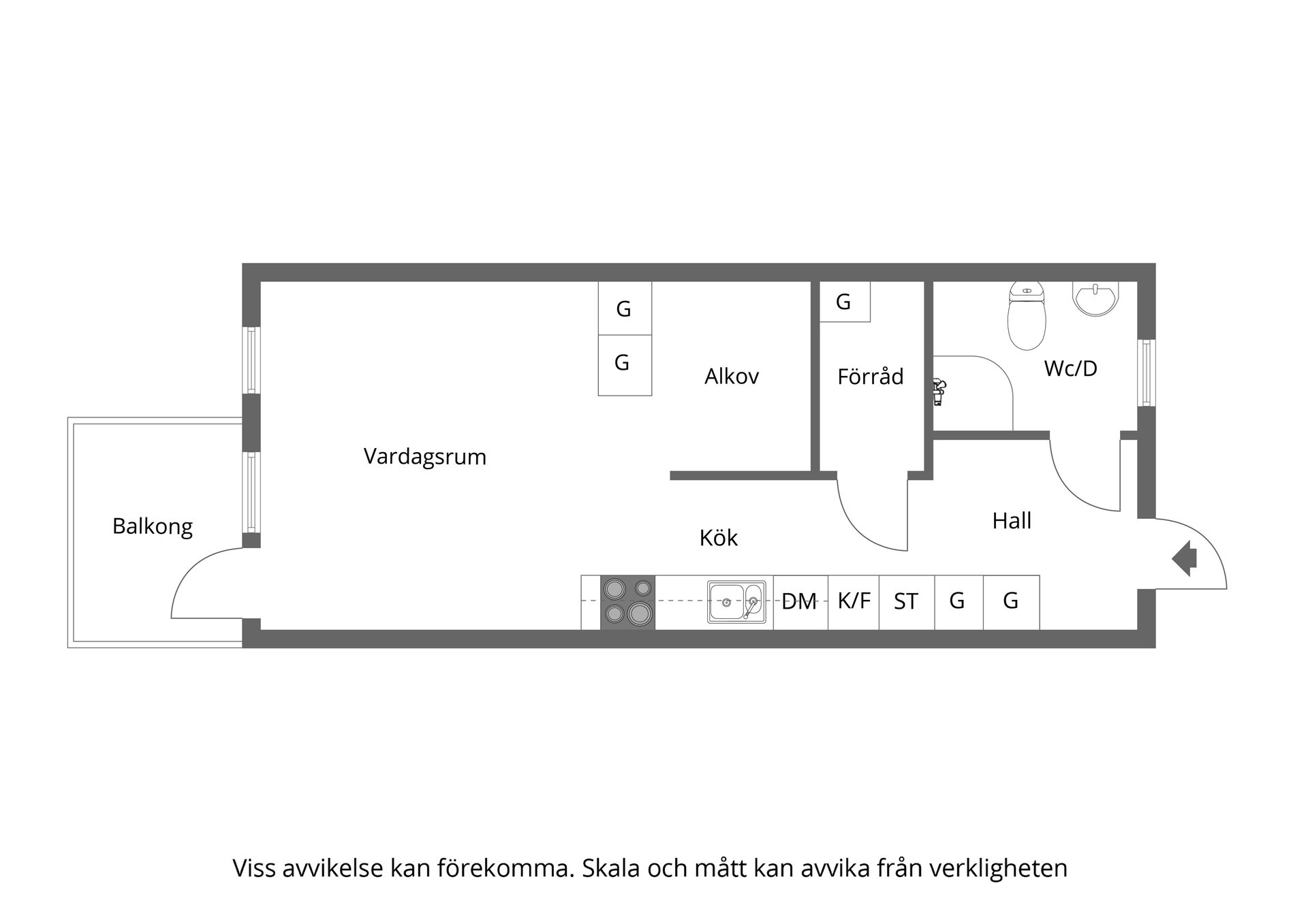 Bostadsrätt, Östra ringgatan 26, Centrum, Enköping