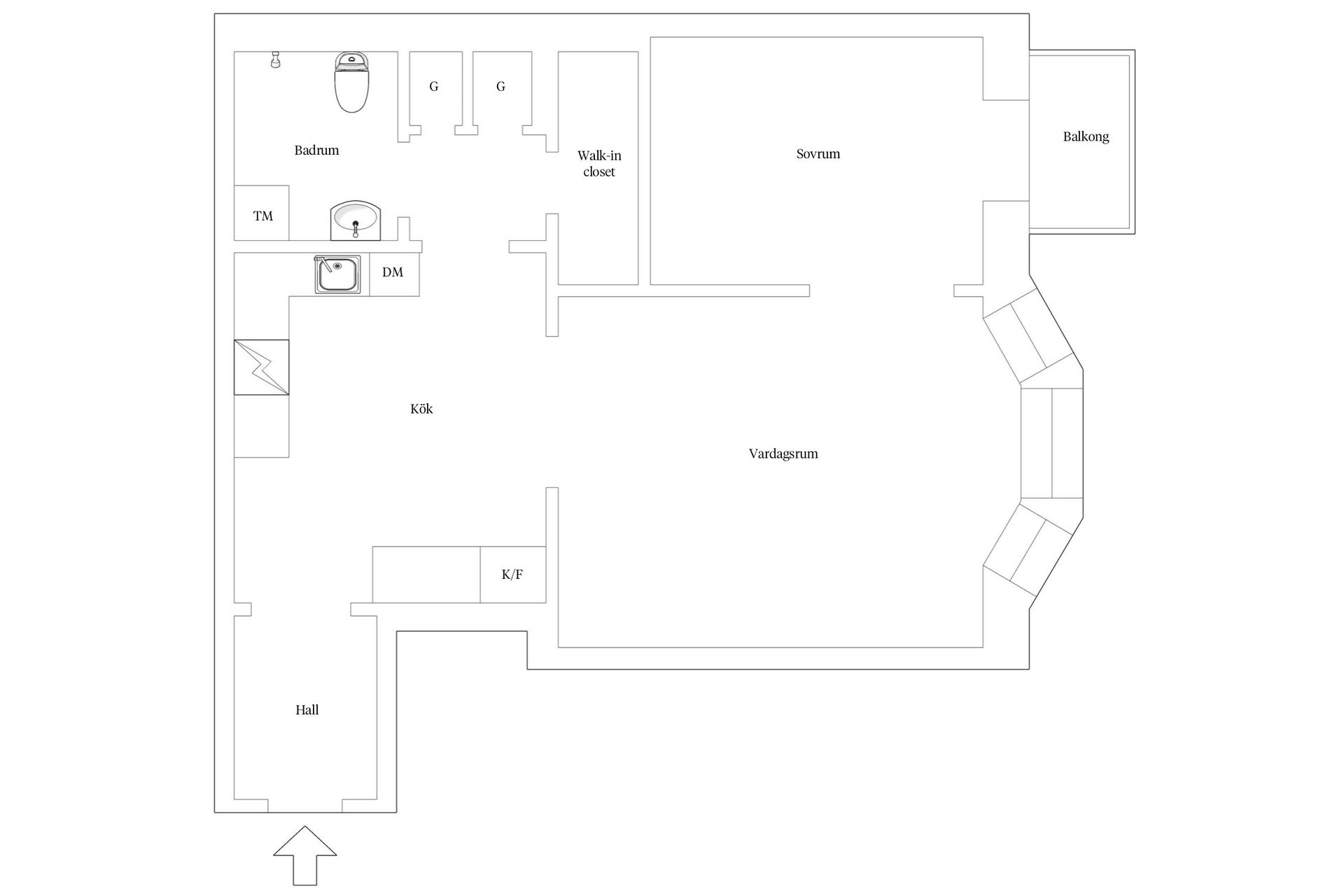 Bostadsrätt, Bondegatan 24, 2 tr, Södermalm Sofia, Stockholm