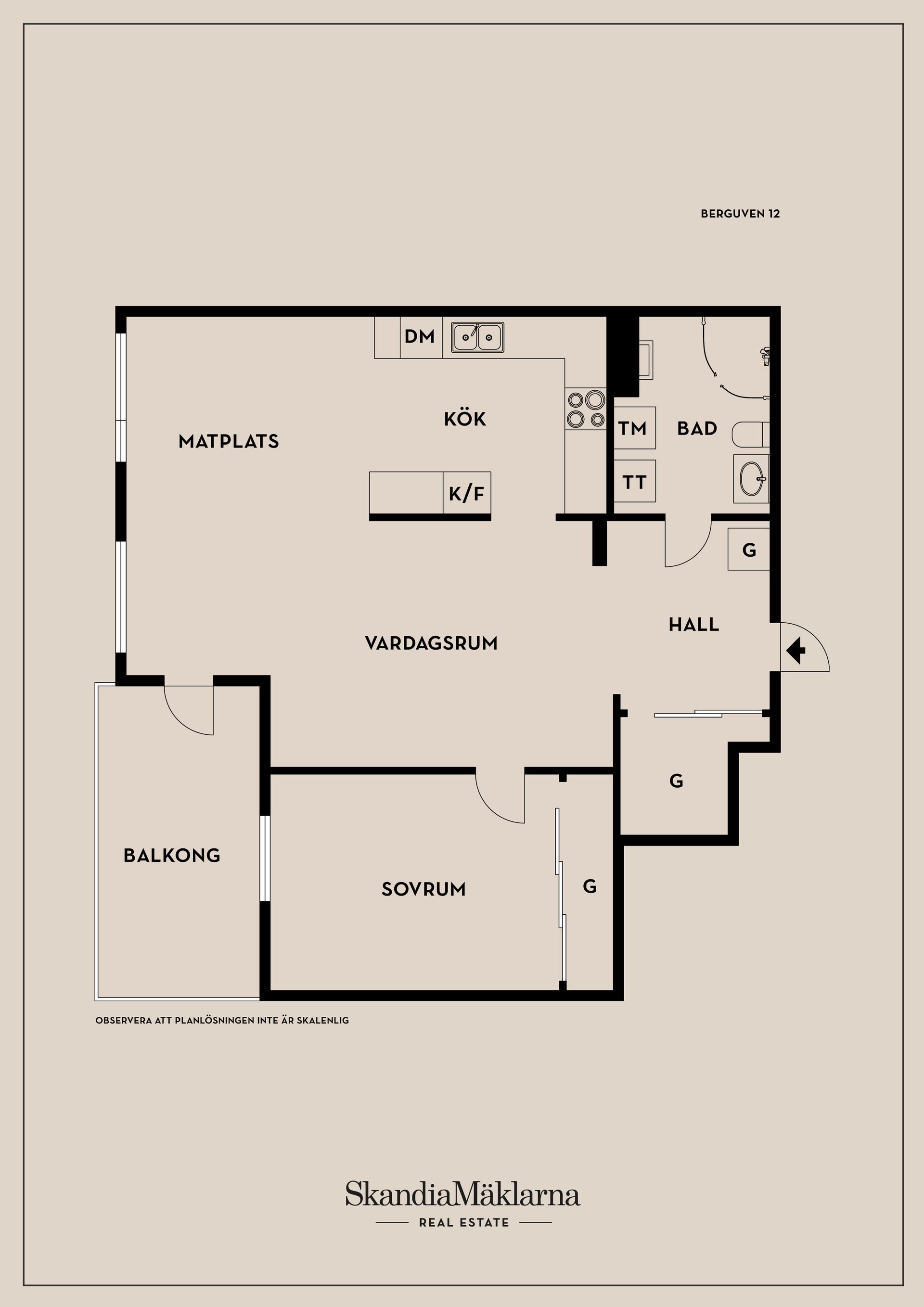 Bostadsrätt, Berguven 12, Nya Hovås, Göteborg