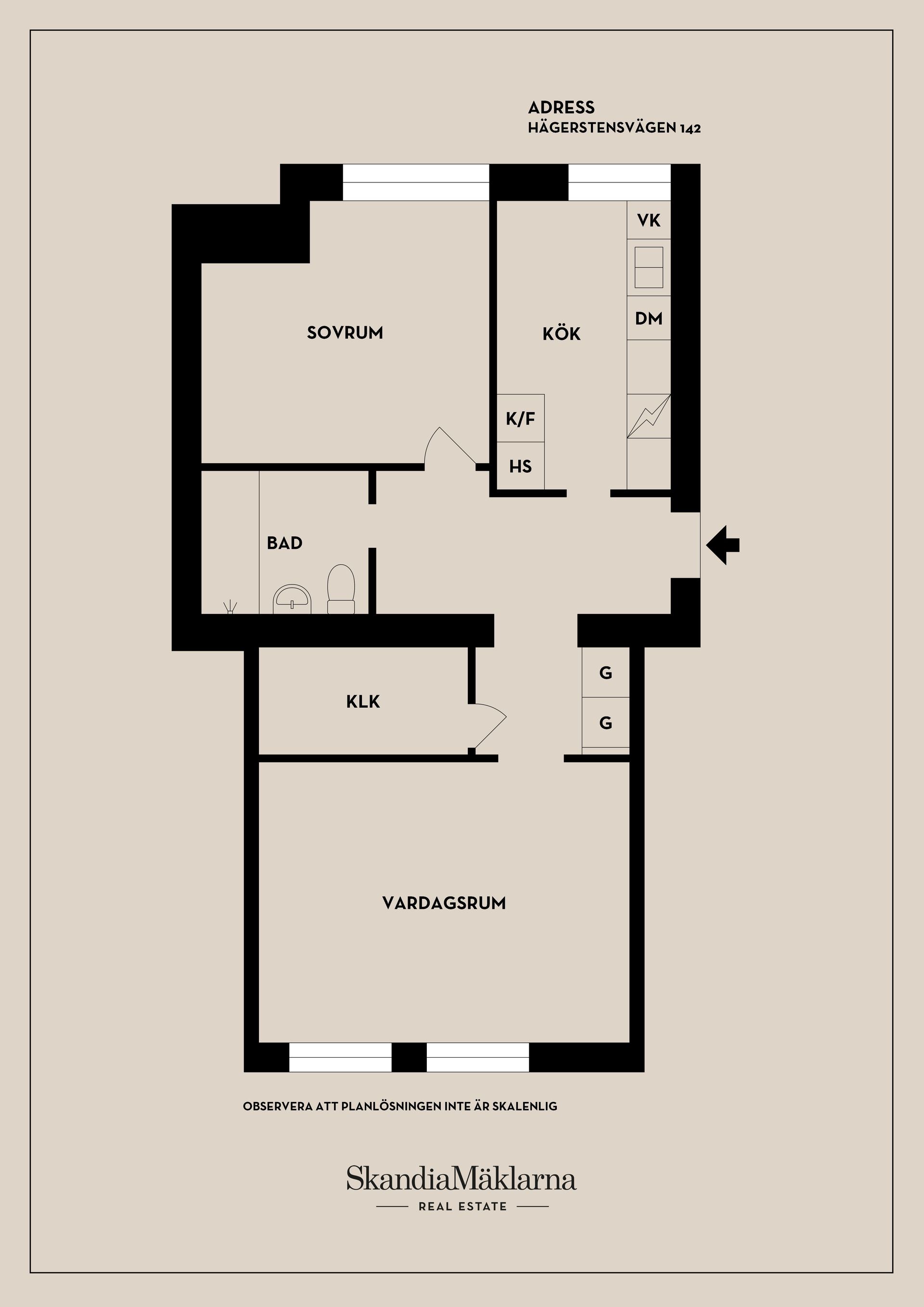 Bostadsrätt, Hägerstensvägen 142, Stockholm