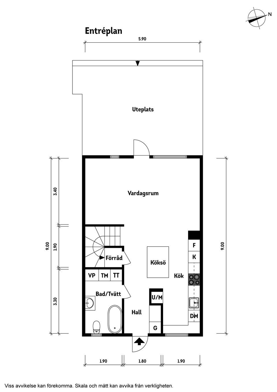 Bostadsrätt, Radhus, Kärnvedsgatan 6, Hills Villastad, Mölndal