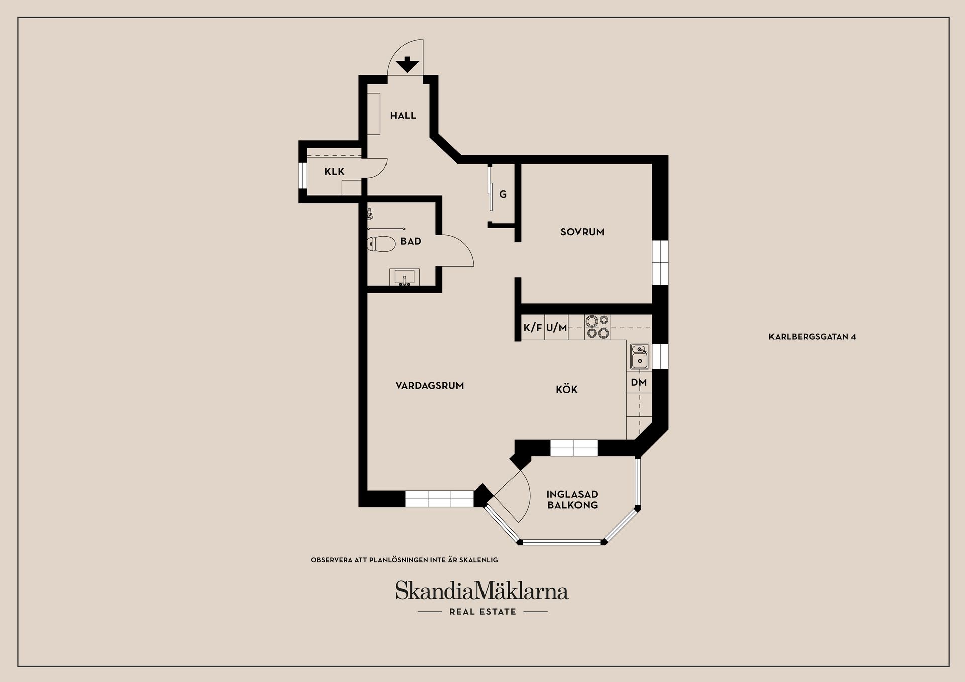 Bostadsrätt, Karlbergsgatan 4, Karlstad