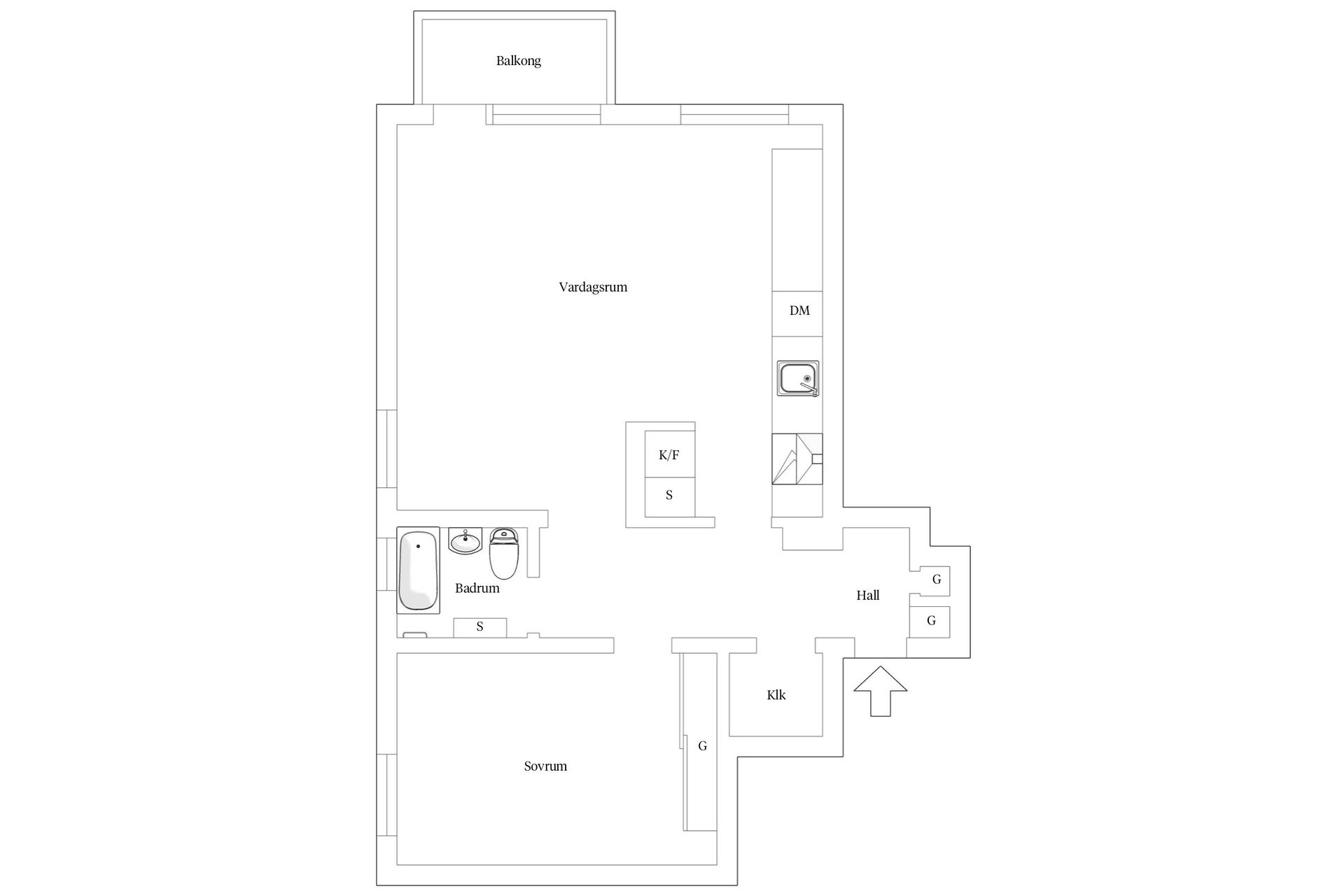 Bostadsrätt, Kabelgatan 10, Majorna, Göteborg