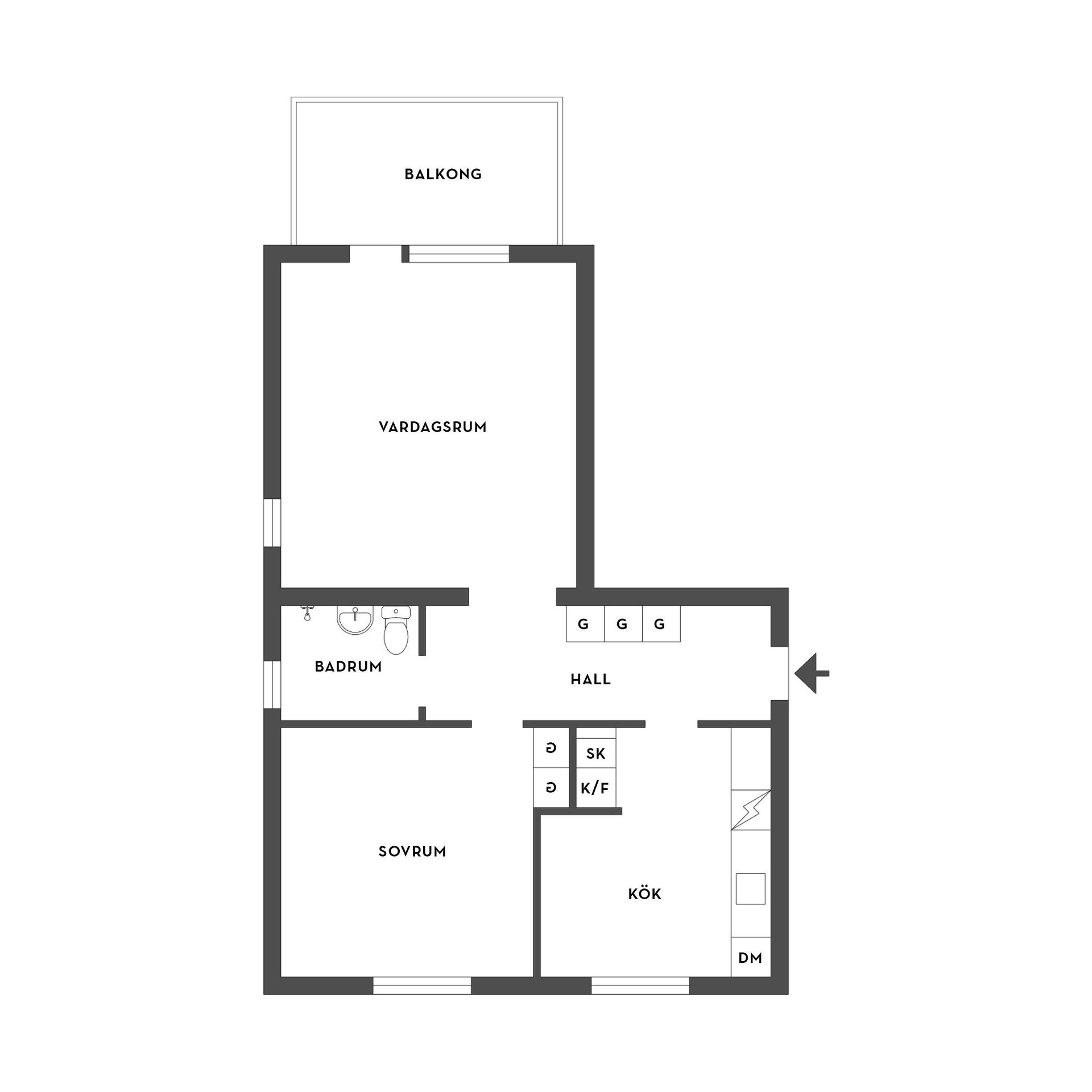 Bostadsrätt, Knut Hellbergsgatan 12, Eskilstuna Norr, Eskilstuna