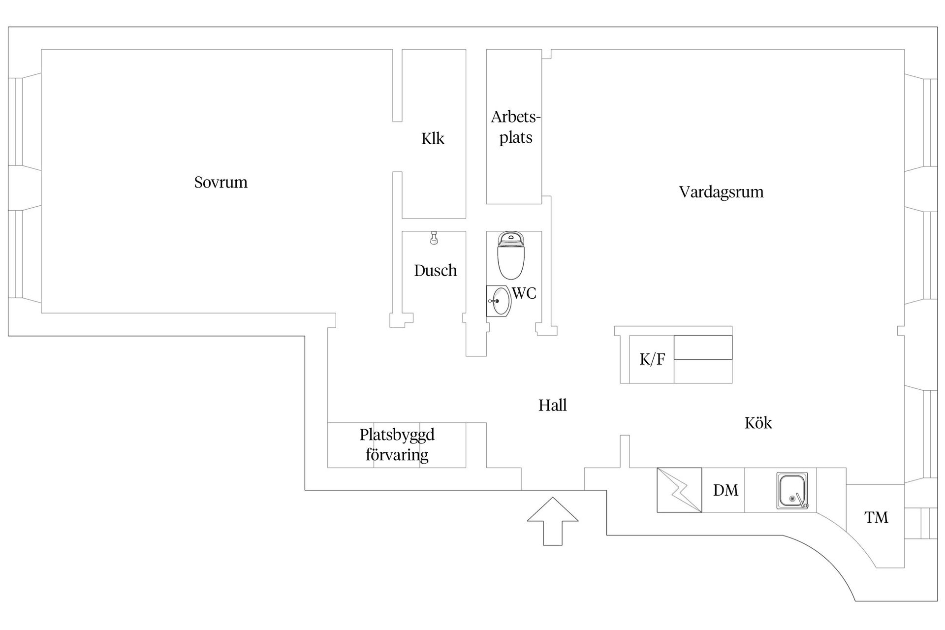 Bostadsrätt, Folkungagatan 74A, Södermalm Katarina, Stockholm