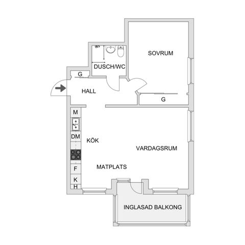 Bostadsrätt, Vasavägen 29, 10tr, Jakobsberg, Järfälla