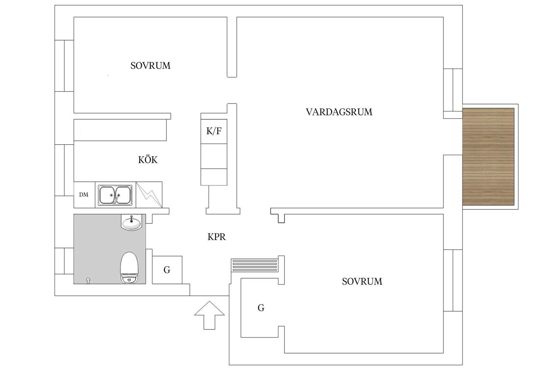 Bostadsrätt, Alingsåsvägen 16, 1 tr, Hammarbyhöjden, Stockholm