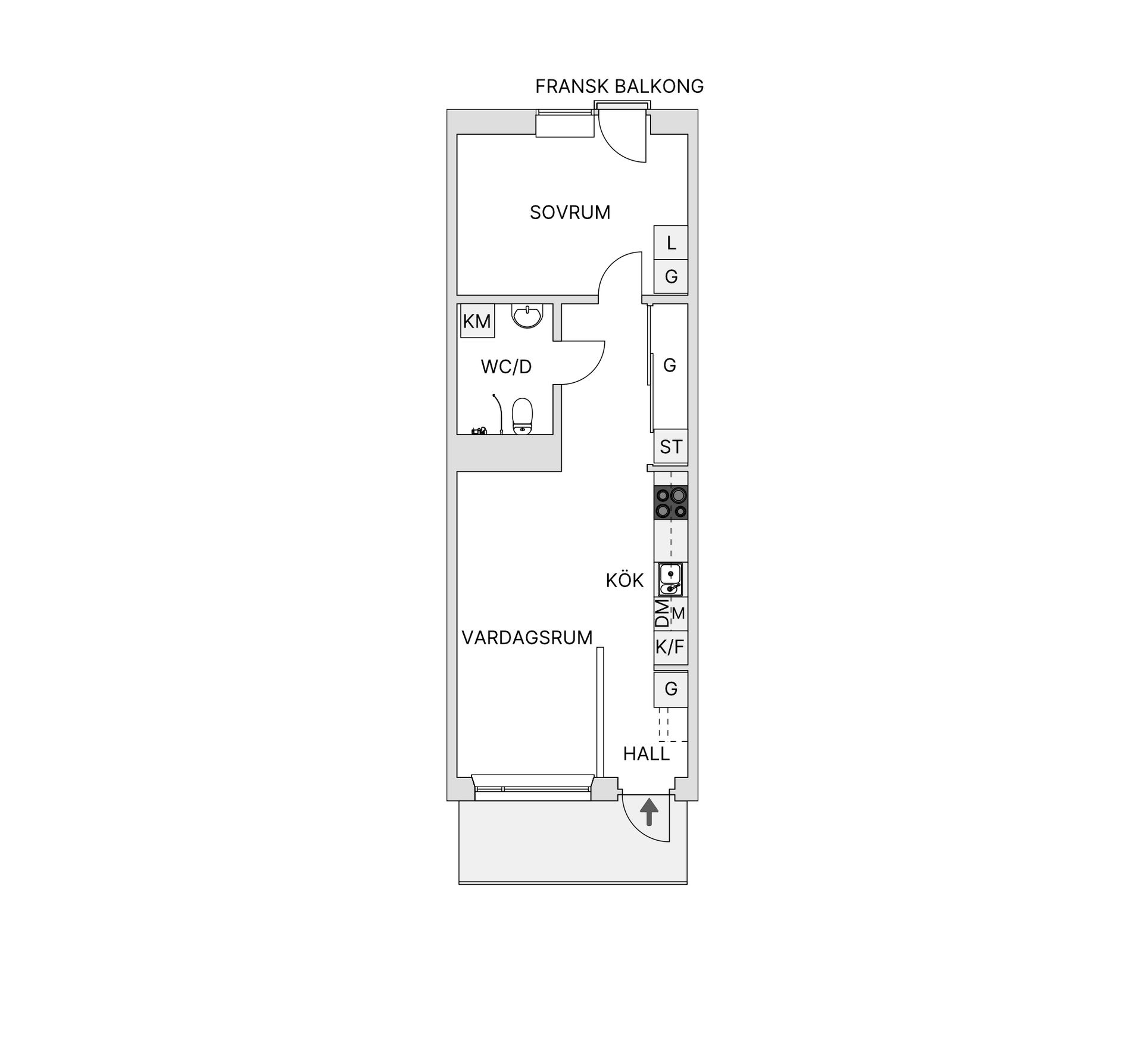 Bostadsrätt, Stationsvägen 52H, Roslags Näsby, Täby