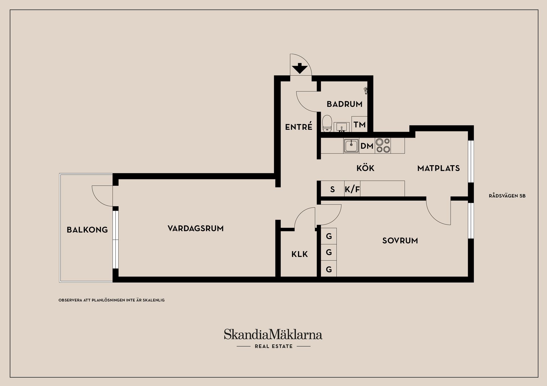 Bostadsrätt, Rådsvägen 5B, Centrala Huddinge - Kvarnbergsplan, Huddinge