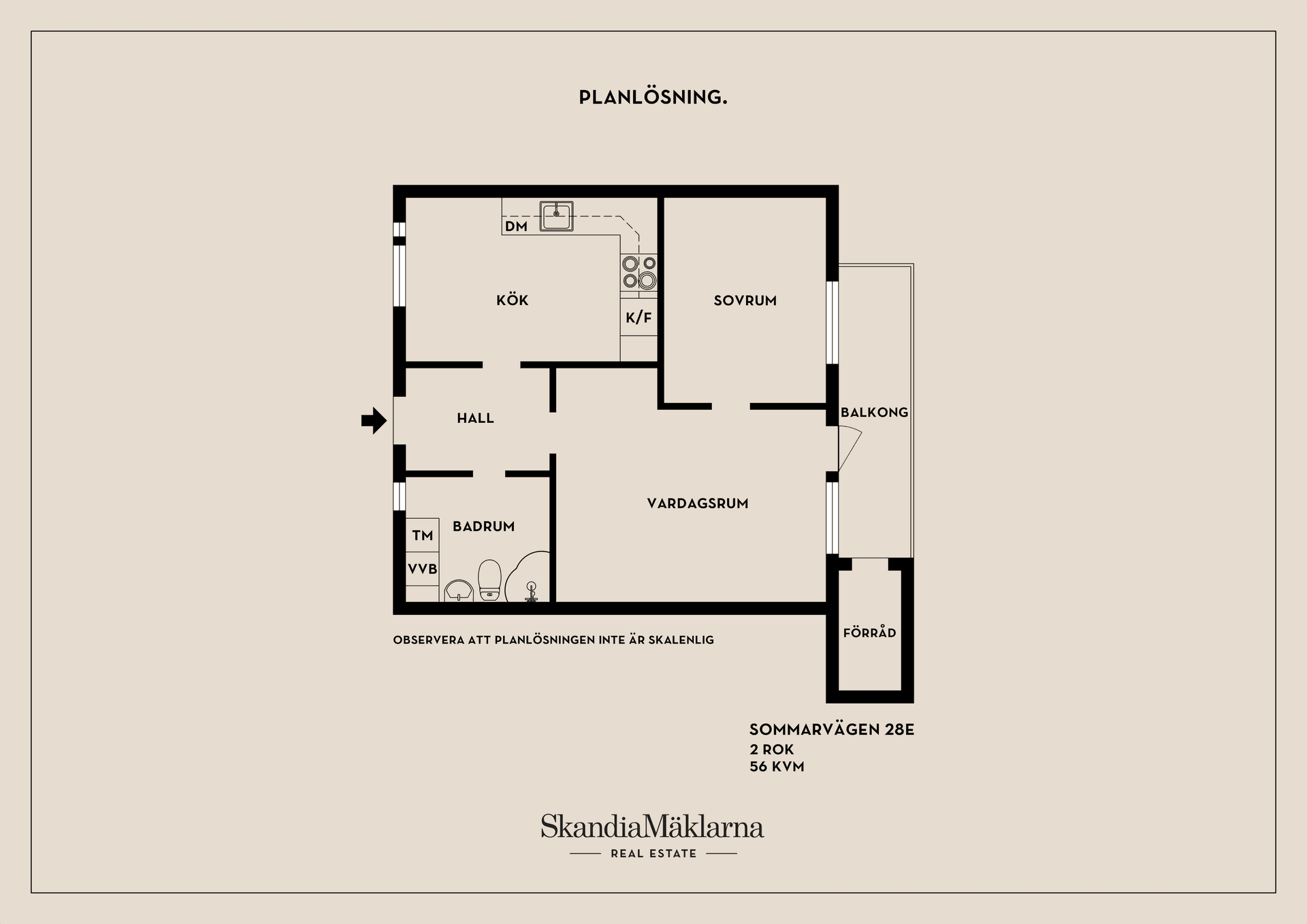 Bostadsrätt, Sommarvägen 28E, Bollstanäs/Grimstaby, Upplands Väsby