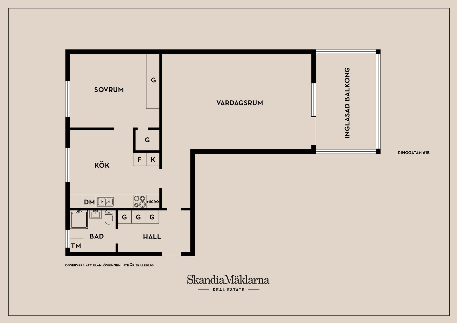 Bostadsrätt, Ringgatan 61B, Råtorp, Karlstad