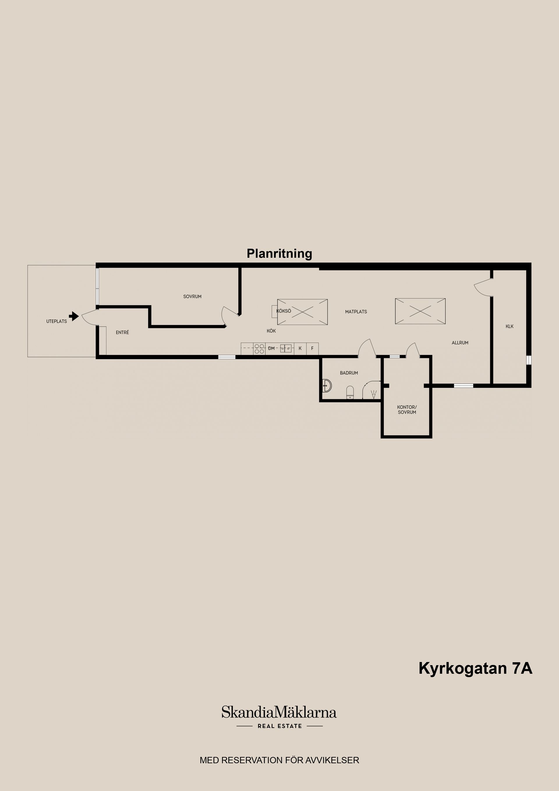 Bostadsrätt, Kyrkogatan 7A, Centralt, Gävle