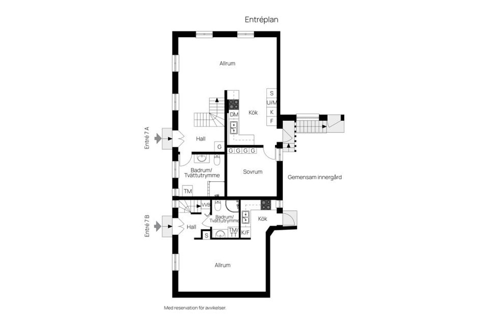 Villa, Tullhusgatan 7A och 7B, Gamla Stan, Simrishamn