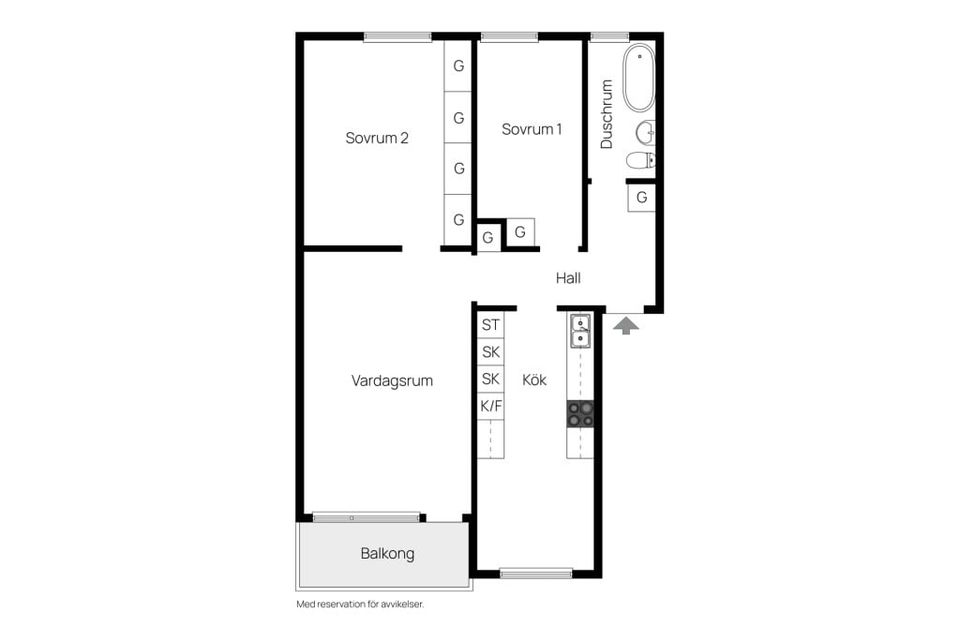 Bostadsrätt, Byrumsgatan 35, Visby - Björken, Gotland