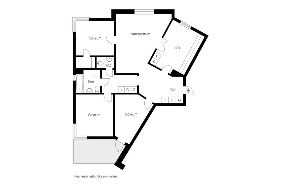 Bostadsrätt, Bryggaregatan 11c, Väster - Asargård, Trelleborg