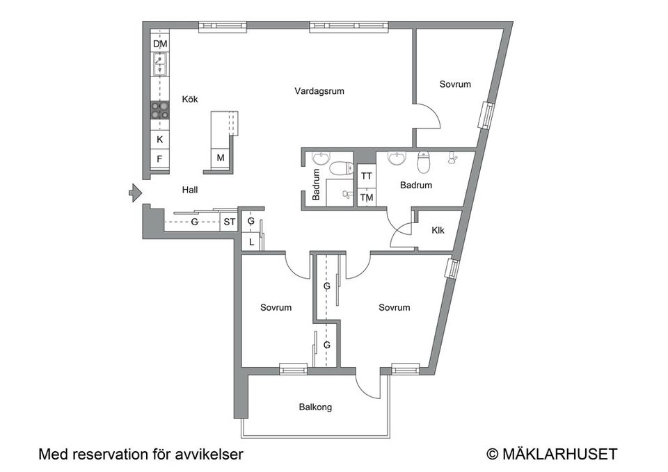 Bostadsrätt, Pelargatan 8, Norra Luthagen, Uppsala