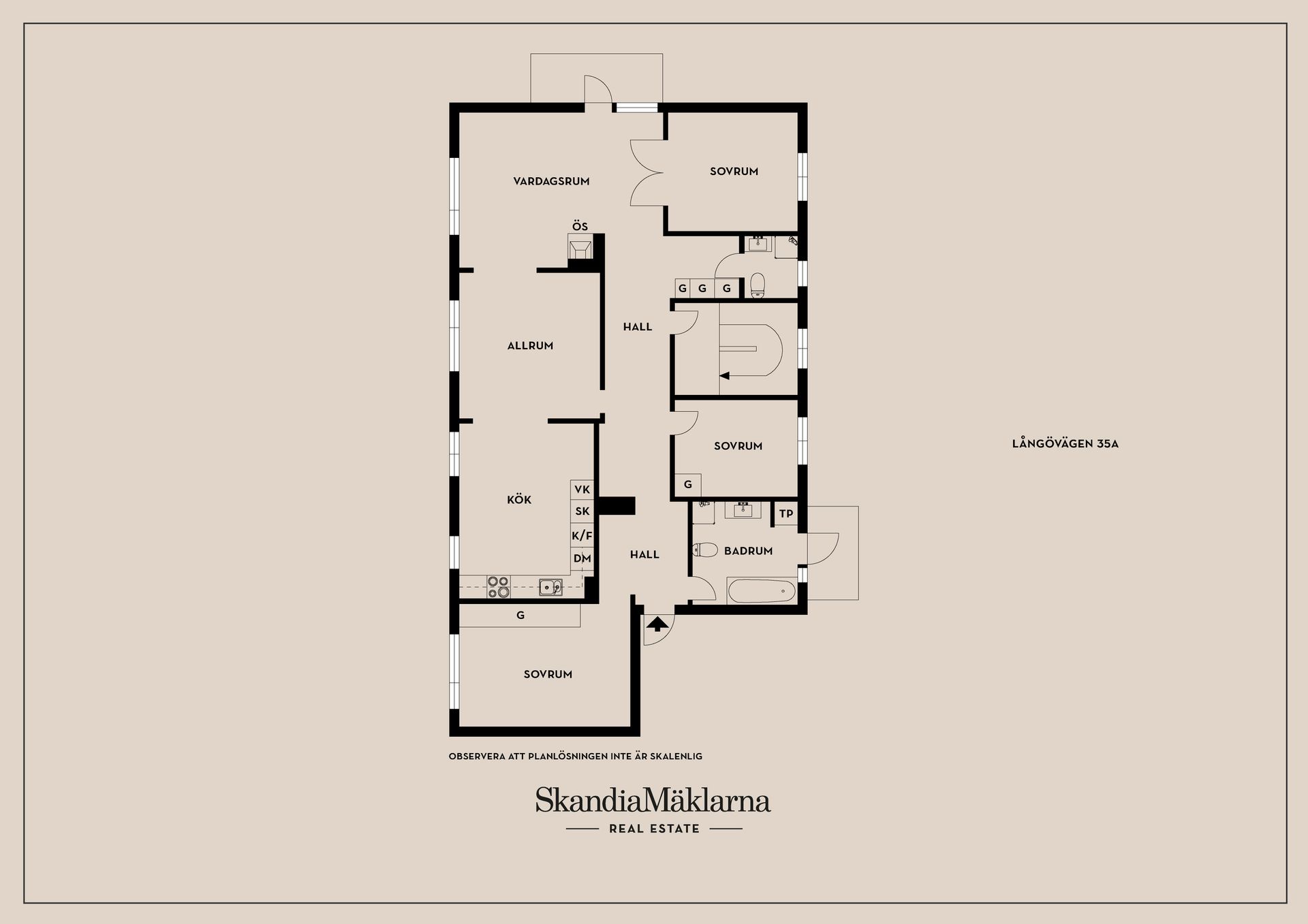 Bostadsrätt, Långövägen 35A, Marieberg, Karlstad