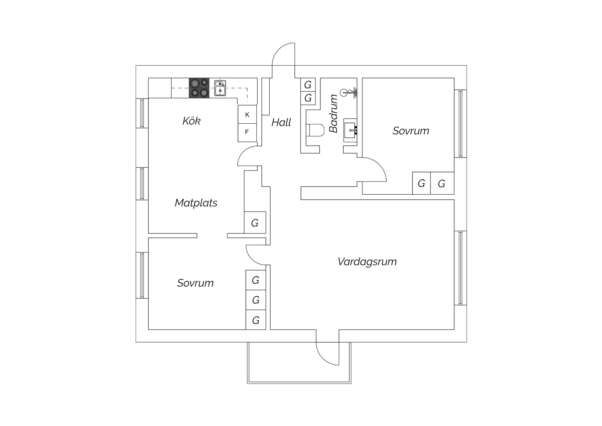 Bostadsrätt, Storgatan 98A, Sollefteå