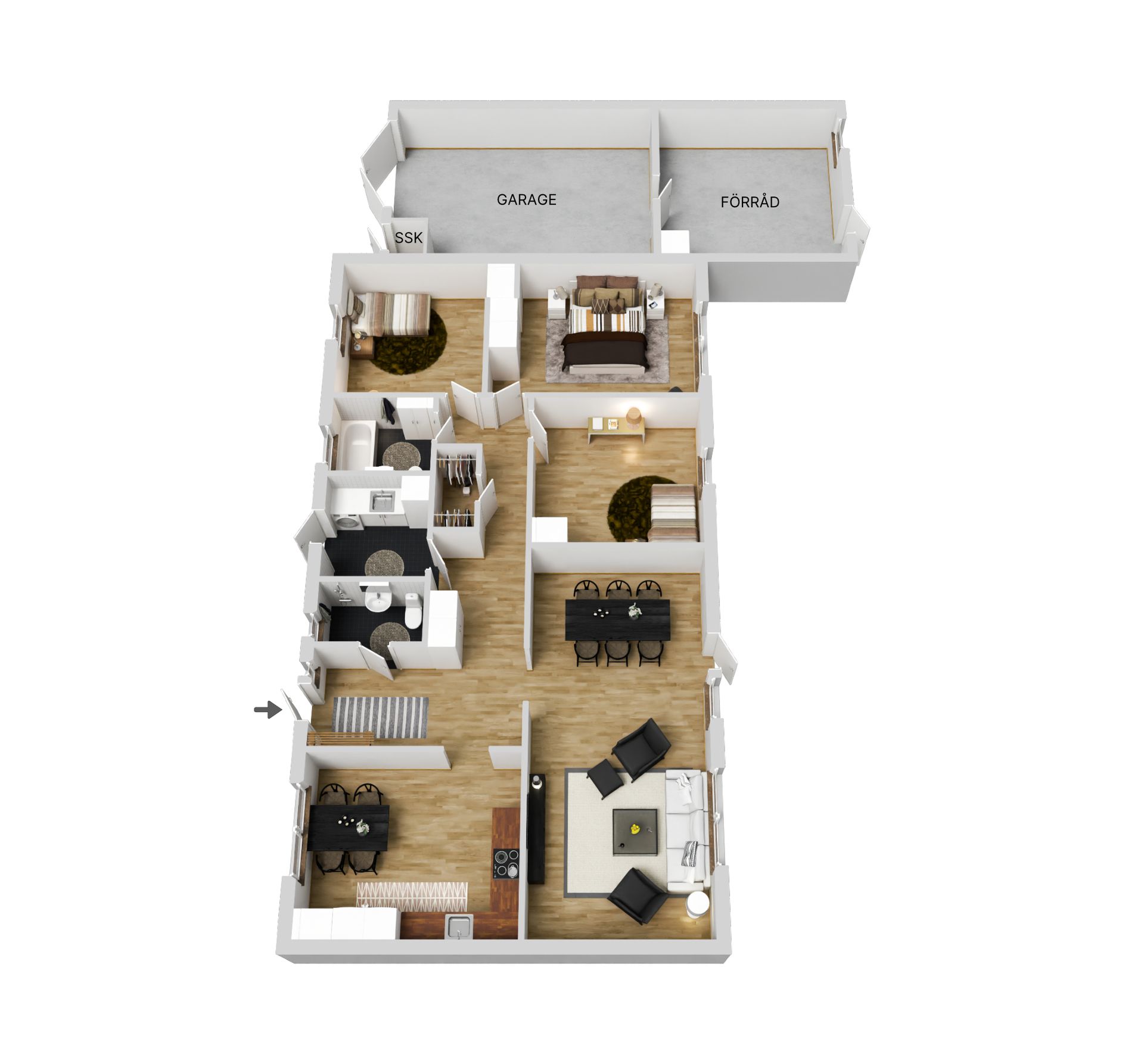 Villa, Norrabergsgatan 26, Annelund, Ljungby