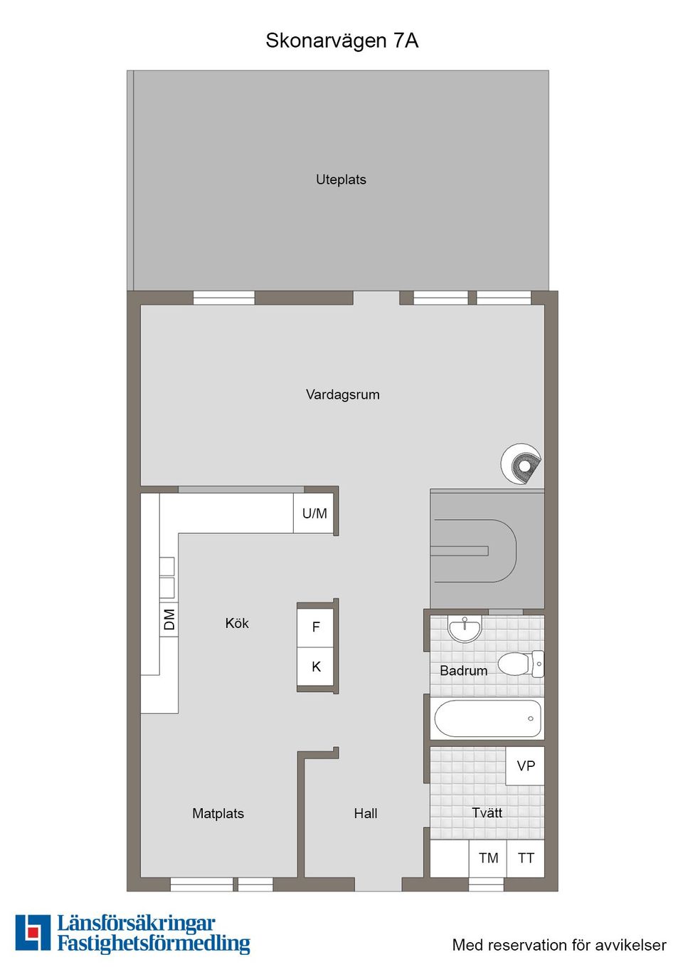 Bostadsrätt, Radhus, Skonarvägen 7A, Bredsand, Enköping