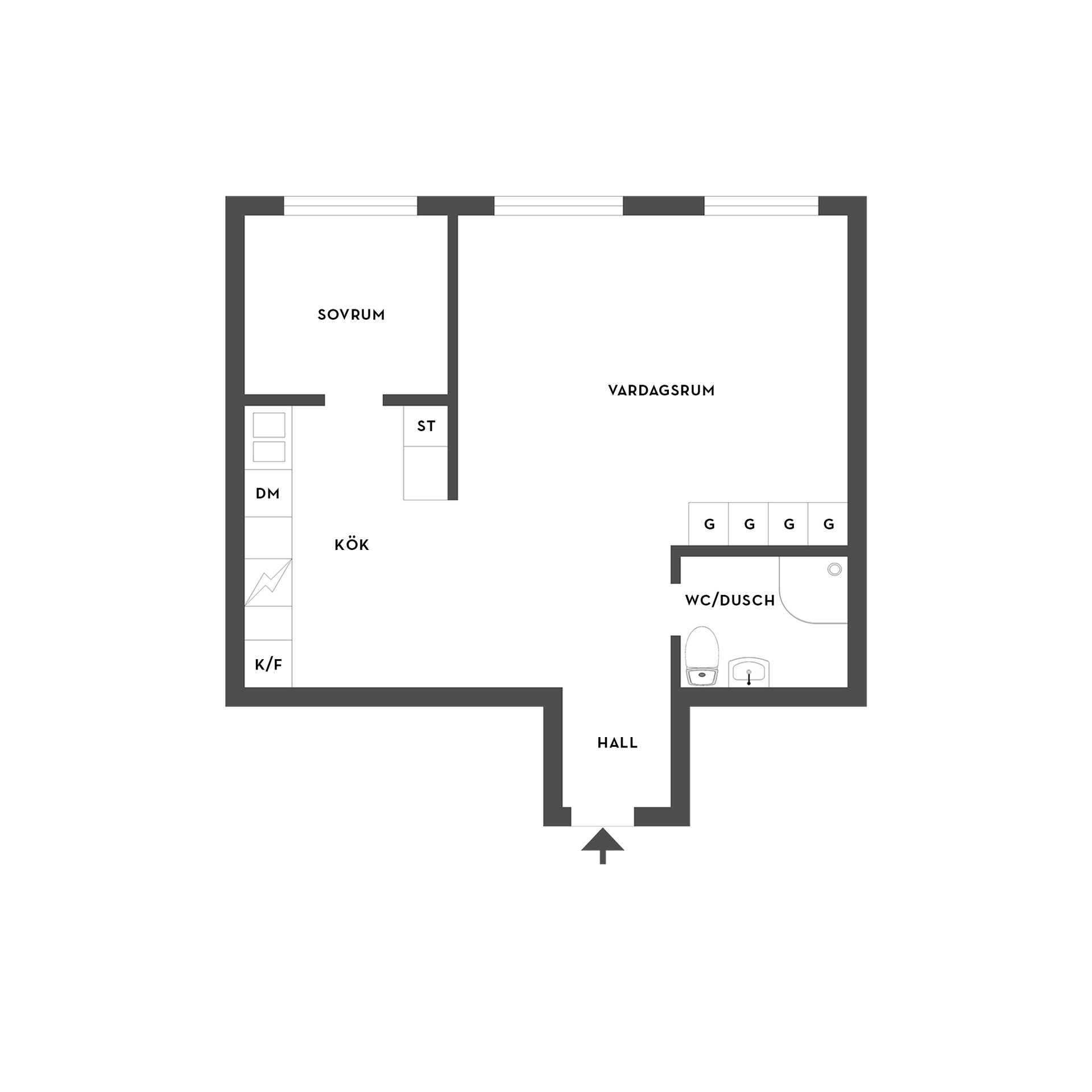 Bostadsrätt, Källgatan 8, Nyfors/Tunavallen, Eskilstuna