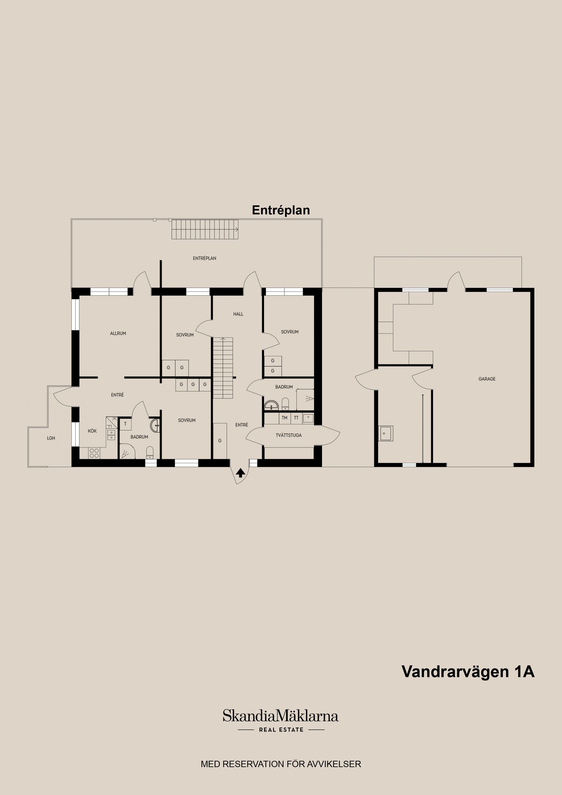 Villa, Vandrarvägen 1A, Falun