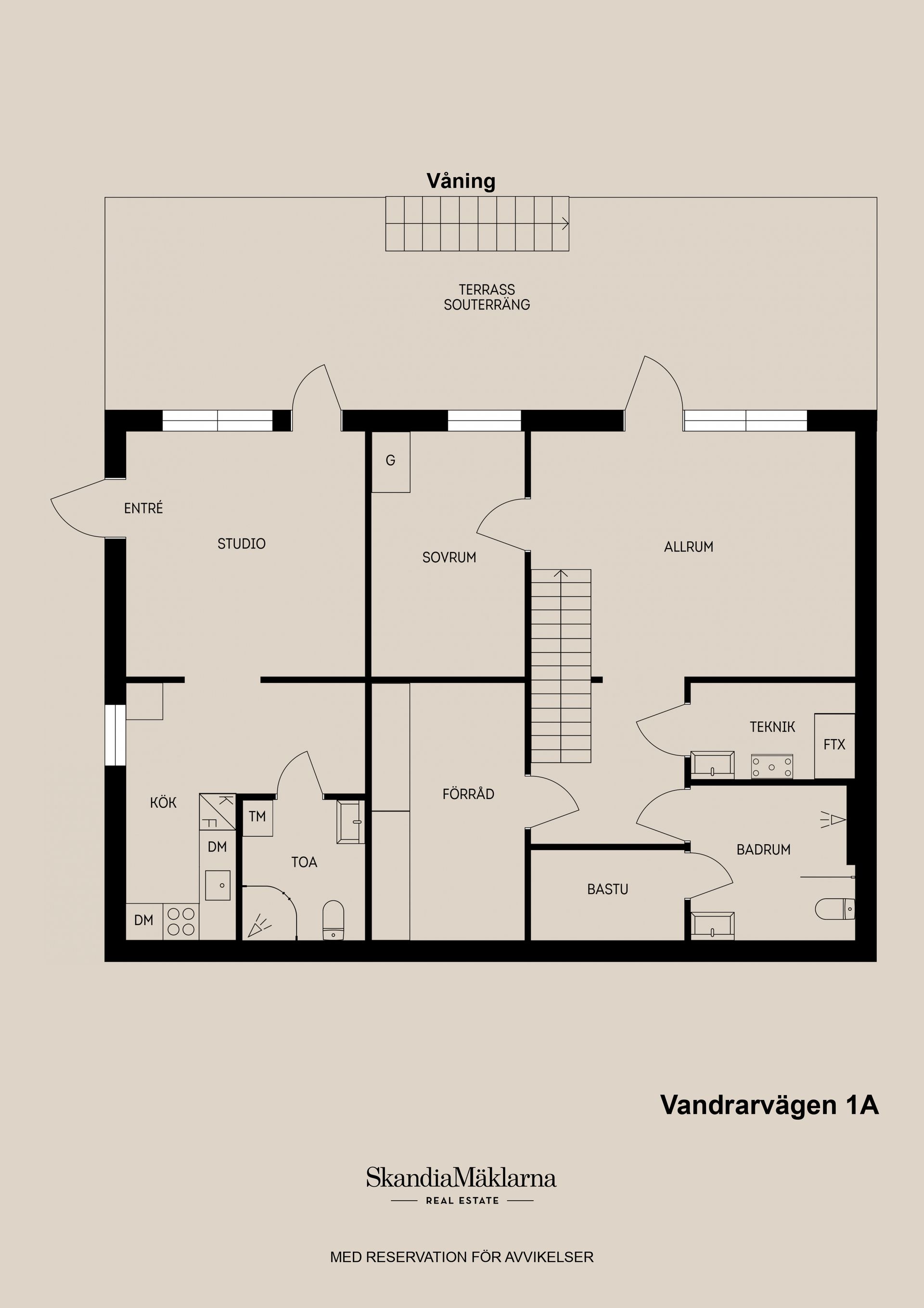 Villa, Vandrarvägen 1A, Falun