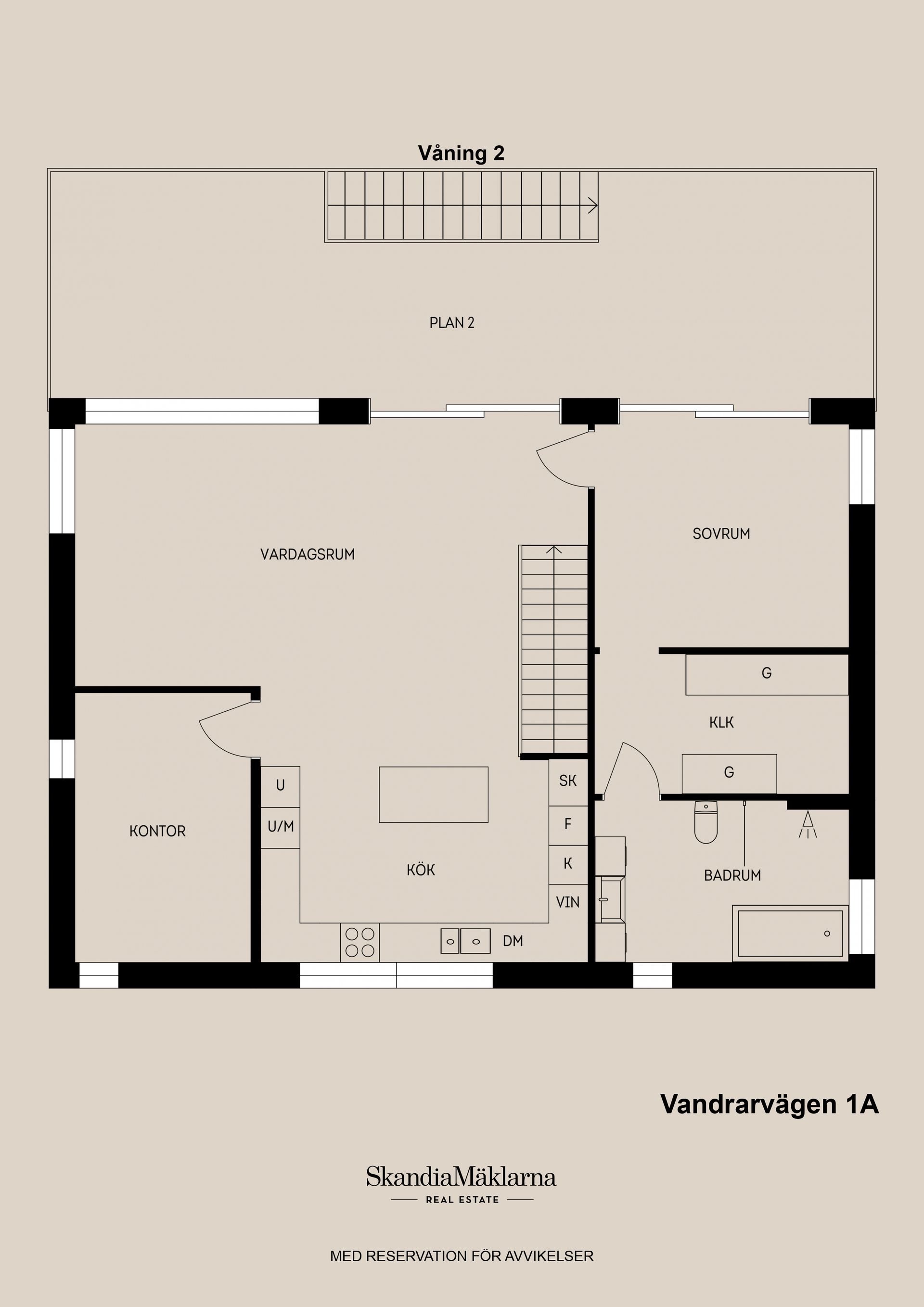 Villa, Vandrarvägen 1A, Falun