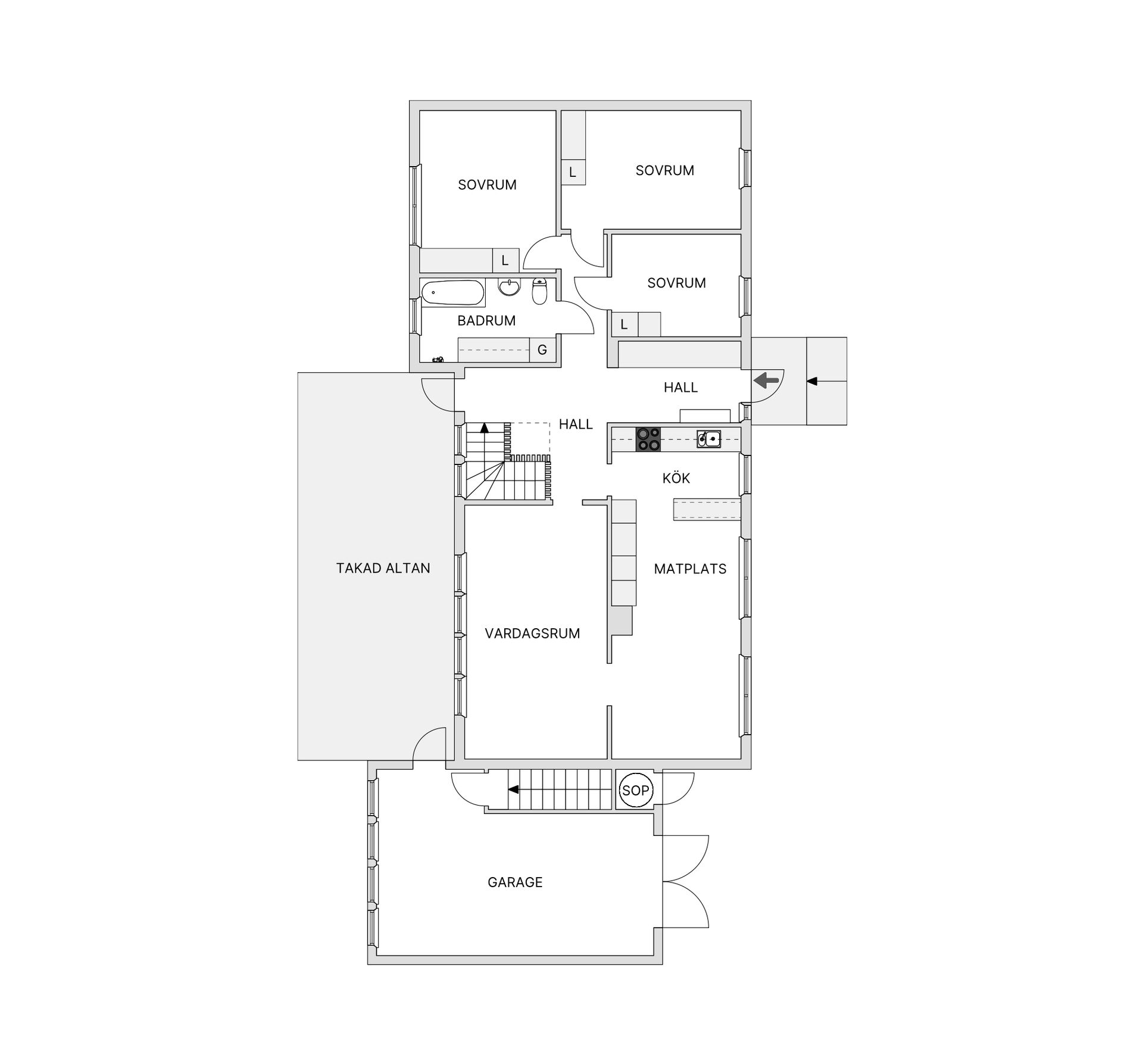 Villa, Nirs Matsvägen 8, Bjursås, Falun