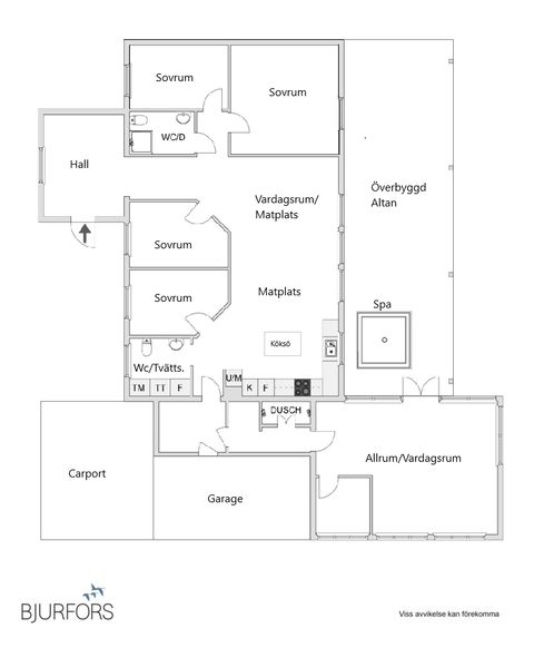 Villa, Radhus, Tubvägen 7, Mobacken, Skellefteå