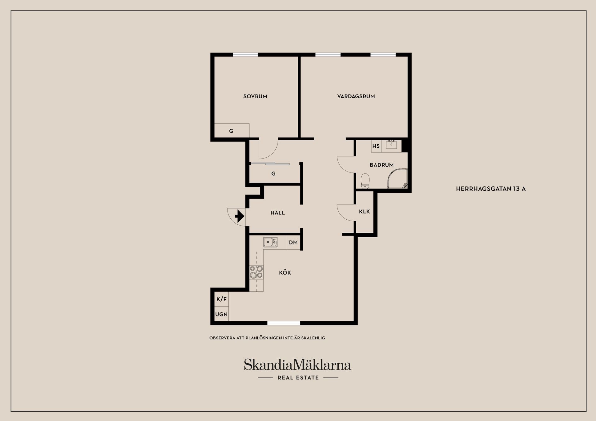 Bostadsrätt, Herrhagsgatan 13 A, Herrhagen, Karlstad