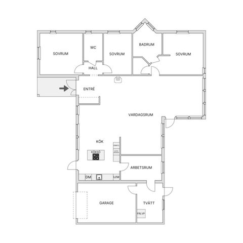 Villa, Skånegatan 11, Brogårda, Bjuv